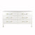 Fig Linens - Maren White 6-Drawer Chest by Worlds Away - Angle