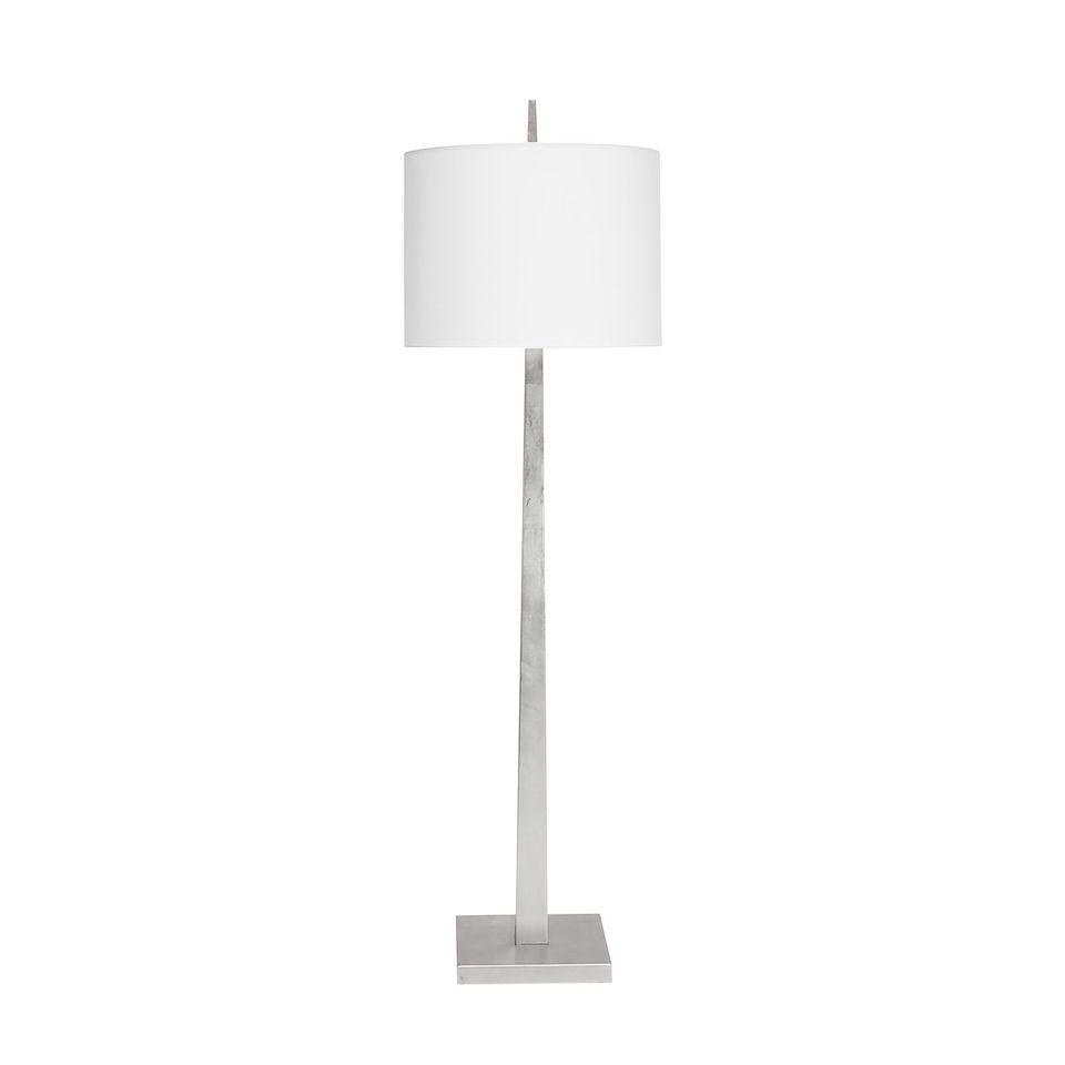 Doyle Silver Floor Lamp by Worlds Away | Fig Linens and Home