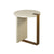 Harrington Cream Shagreen Side Table by Worlds Away | Fig Linens