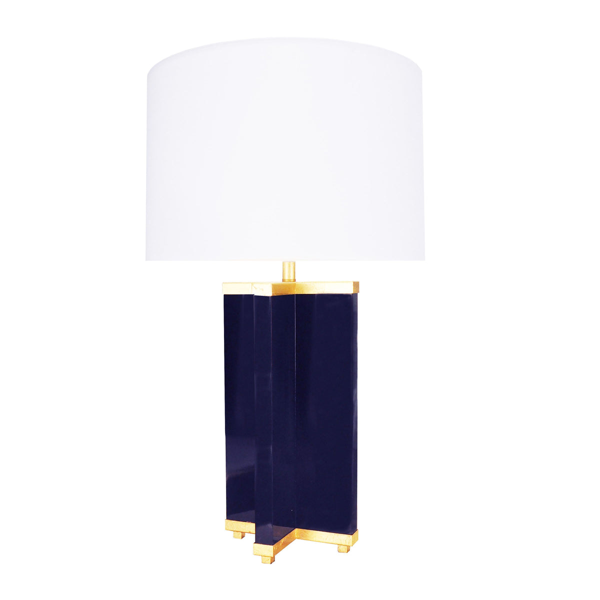 Hanover Navy Table Lamp by Worlds Away | Fig Linens and Home