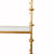 Fig Linens - Addie Sculpted Gold Etagere by Worlds Away