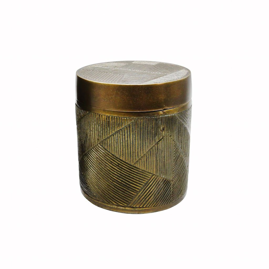 Paco Small Hand Crafted Decorative Canister | Fig Fine Linens and Home