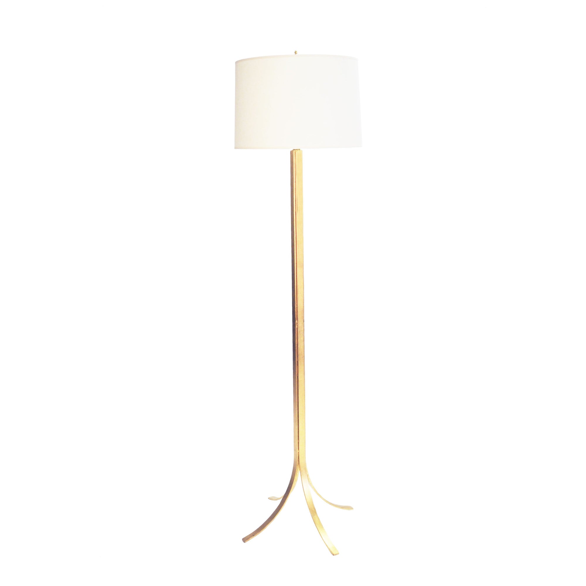 Dempsey Gold Floor Lamp by Worlds Away | Fig Linens and Home