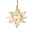 Brass & Glass Star Chandelier by Worlds Away | Fig Linens and Home