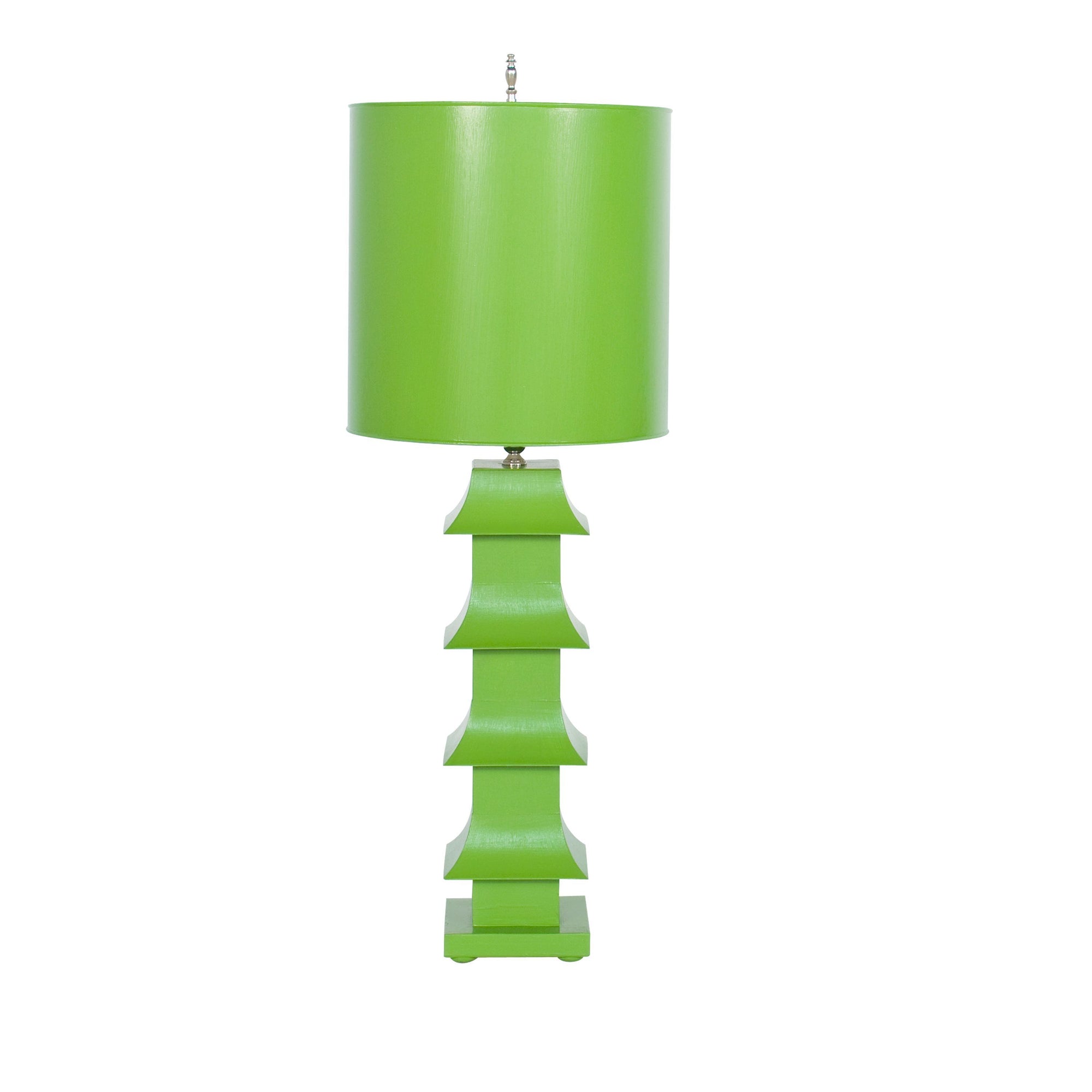 Green Pagoda Table Lamp by Worlds Away | Fig Linens