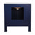 Fig Linens - Blanche Navy Bath Vanity by Worlds Away - Back