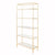 Fig Linens - Addie Sculpted Gold Etagere by Worlds Away