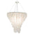 Fig Linens - Capiz Shell Chandelier by Worlds Away - Lit