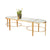 3-Piece Gold Leaf Coffee Table by Worlds Away | Fig Linens