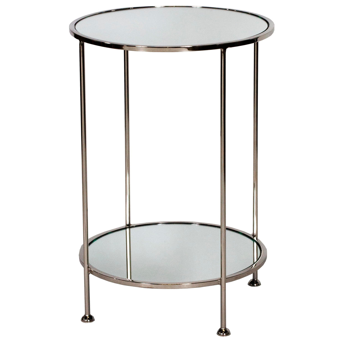 Chico Nickel Side Table by Worlds Away | Fig Linens and Home