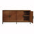 Fig Linens - Worlds Away - Emory Walnut Cabinet with Bronze Legs & Hardware 