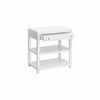 Garbo White Lacquer Night Stand by Worlds Away | Fig Linens