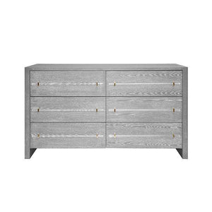 Luke Grey Cerused Oak Dresser by Worlds Away | Fig Linens and Home