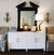Drayton White 4-Door Buffet by Worlds Away | Fig Linens and Home