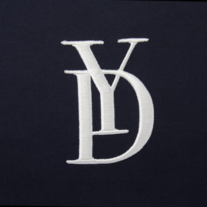 Fig Linens - Yves Delorme Logo Decorative Pillow - Embroidery