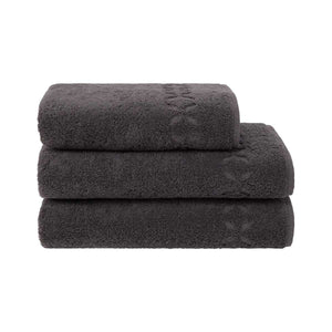 Nature Ardoise Slate Cotton Terry Bath Towels by Yves Delorme | Fig Linens