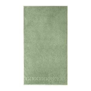 Fig Linens - Nature Amande Green Terry Bath Towels by Yves Delorme