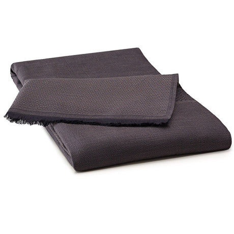 Slow Life Carbon Throw by Le Jacquard Français | Fig Linens