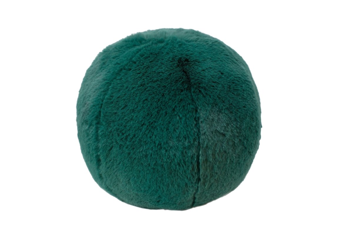 Evelyne Prélonge Faux Fur Pillow - Alpine Green Snowball | Fig Linens