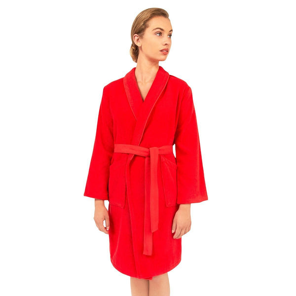 Iconic Rouge Red Bathrobe by Kenzo | Fig Linens and Home - FIG LINENS ...
