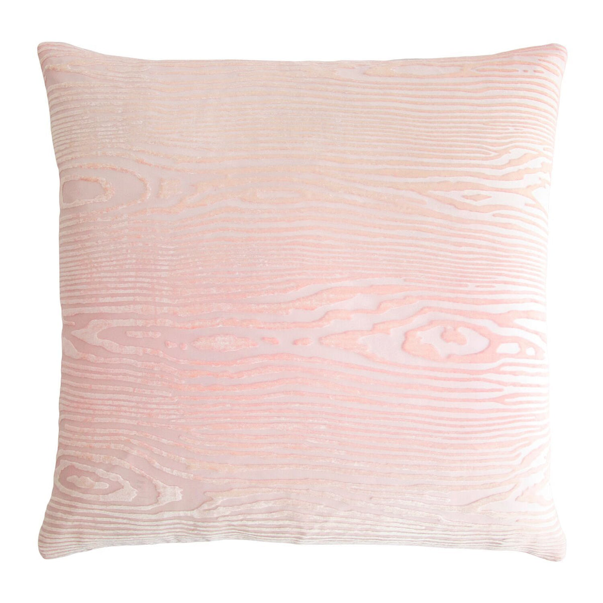 Woodgrain Blush Velvet Pillows by Kevin O&#39;Brien Studio | Fig Linens