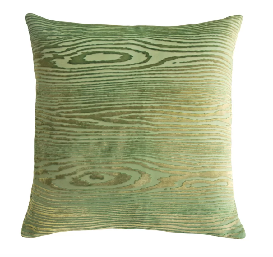 Woodgrain Velvet Pillows Kevin O&#39;Brien Studio | Fig Linens