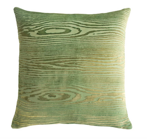 Woodgrain Velvet Pillows Kevin O'Brien Studio | Fig Linens