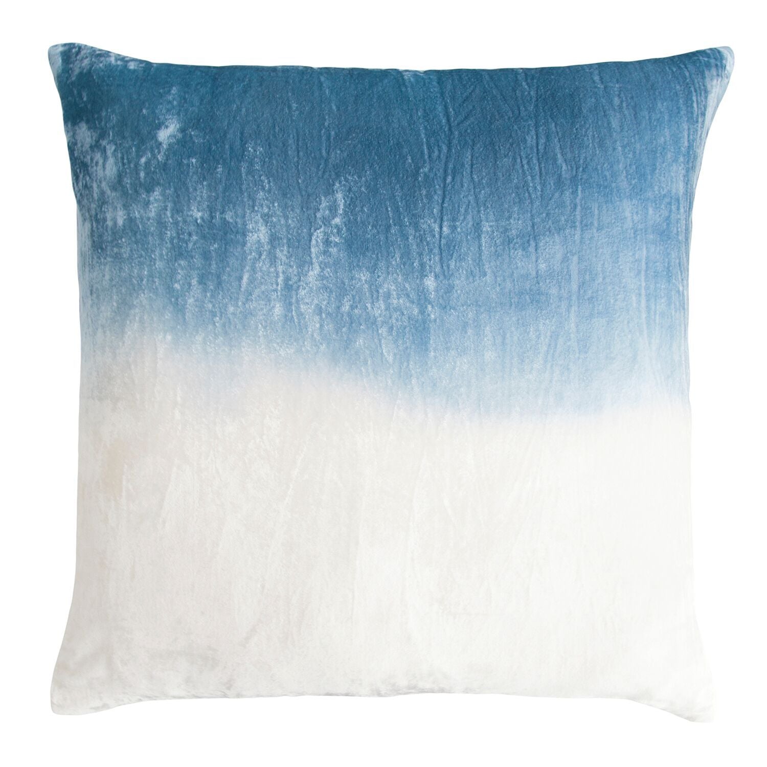 Azul Dip Dyed Velvet Pillow by Kevin O’Brien Studio | Fig Linens