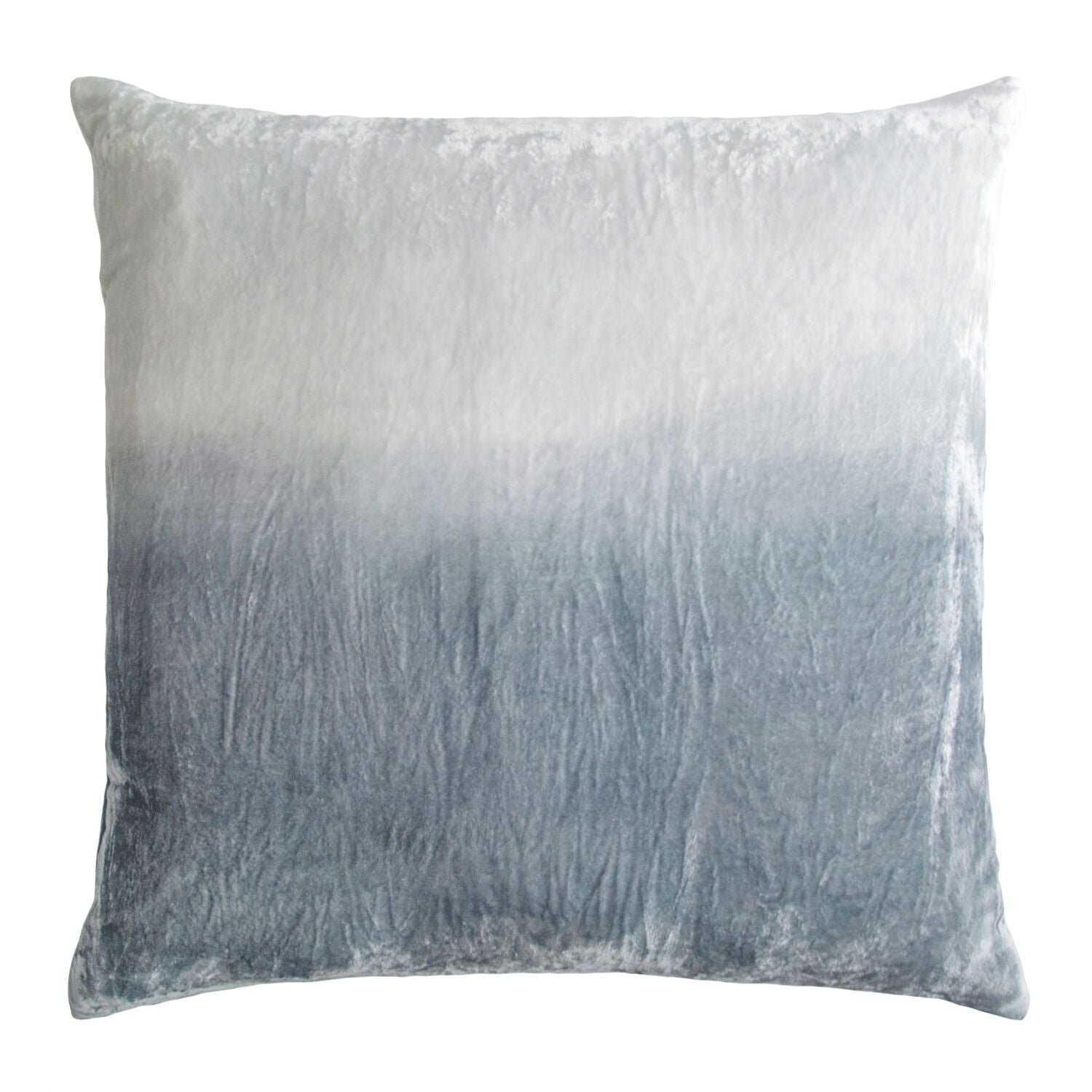 Seaglass Dip Dyed Velvet Pillow by Kevin O’Brien Studio | Fig Linens