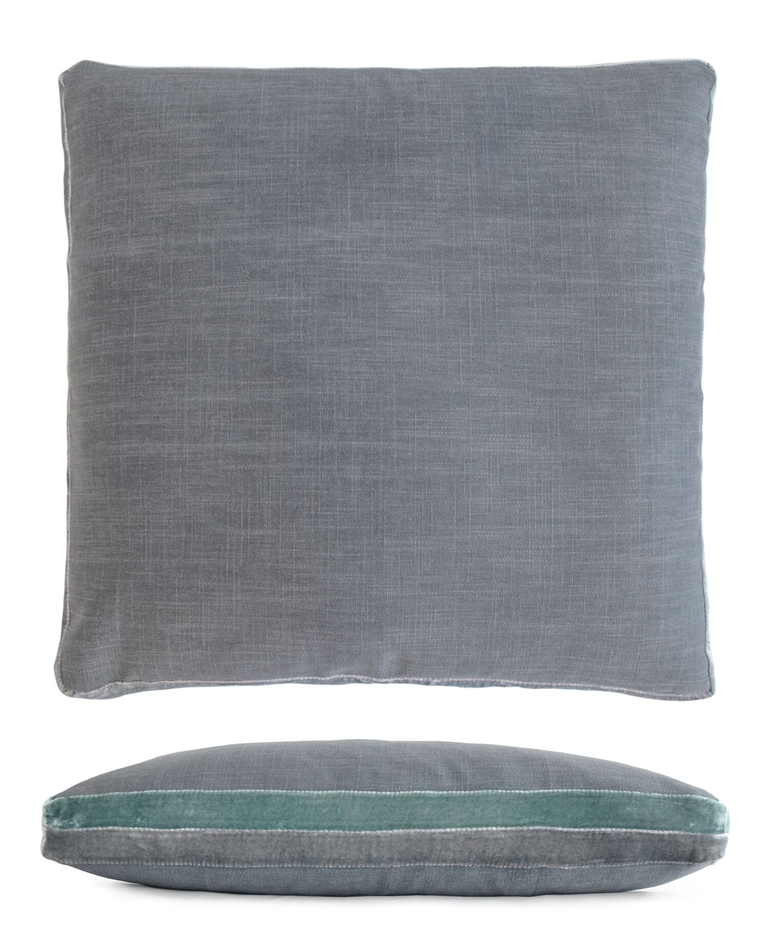 Jade Double Tuxedo Throw Pillows by Kevin O'Brien Studio | Fig Linens