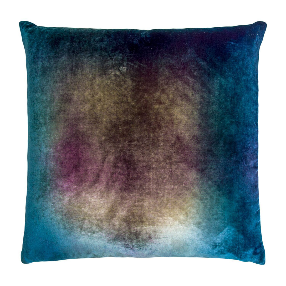 Ombre Peacock Velvet Pillows by Kevin O&#39;Brien Studio | Fig Linens