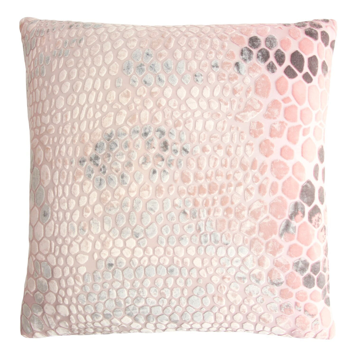 Blush Snakeskin Velvet Pillows by Kevin O&#39;Brien Studio | Fig Linens 