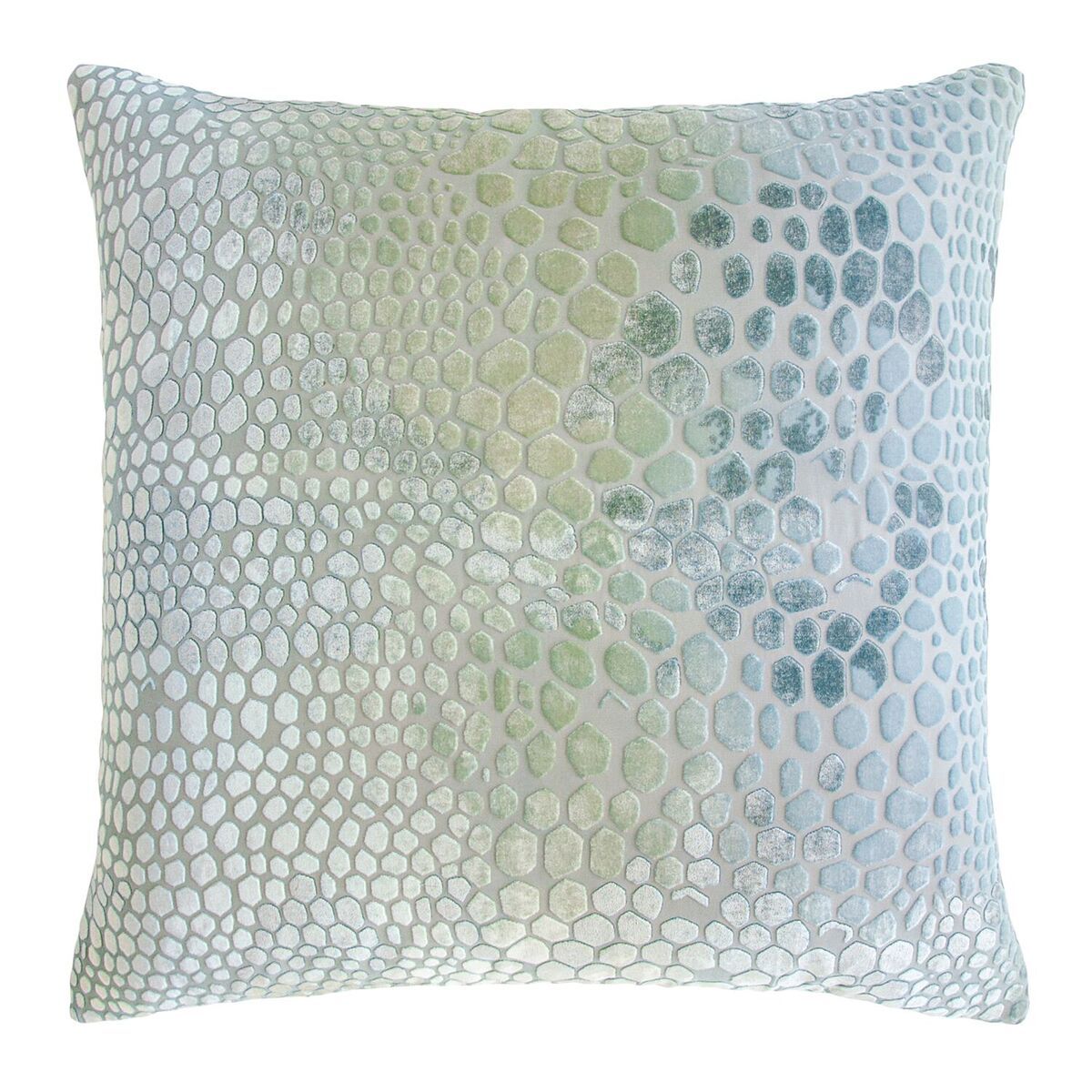 Ice Snakeskin Velvet Pillows by Kevin O'Brien Studio | Fig Linens
