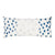 Fig Linens - Azul Ovals Velvet Appliqué Large Boudoir Pillows by Kevin O'Brien Studio