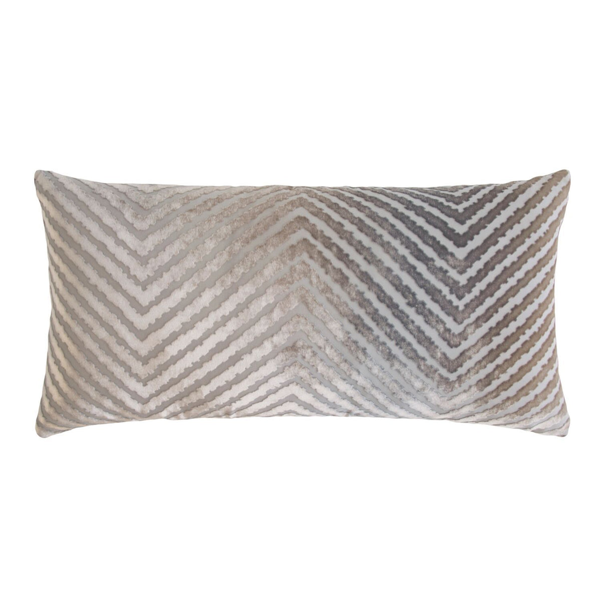 Coyote Chevron Velvet Pillows by Kevin O&#39;Brien Studio | Fig Linens 