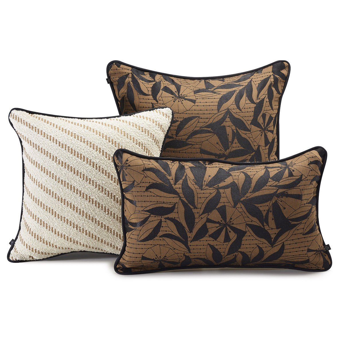 Esquisse Cumin Decorative Pillows by Le Jacquard Français | Fig Linens