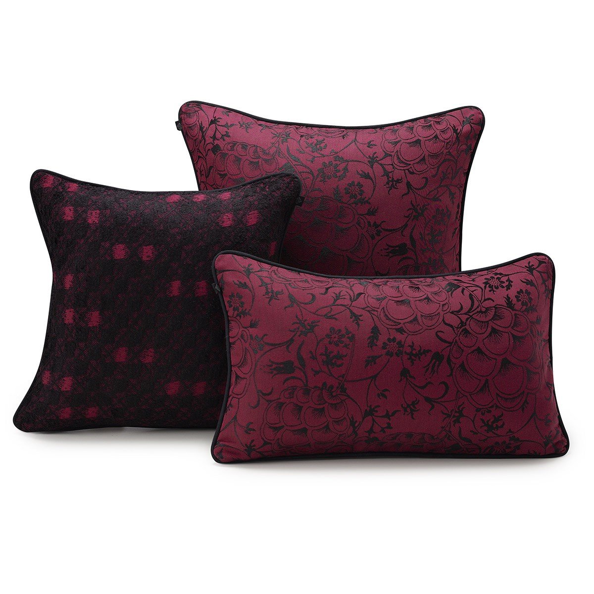 Estampe Plum Decorative Pillows by Le Jacquard Français | Fig Linens