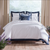 Mandalay Cuff Navy Bedding Collection by Peacock Alley | Fig Linens