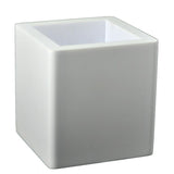 Fig Linens  -Contours White Bath Accessories by Mike + Ally - Brush Holder