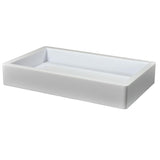 Fig Linens  -Contours White Bath Accessories by Mike + Ally - Tray
