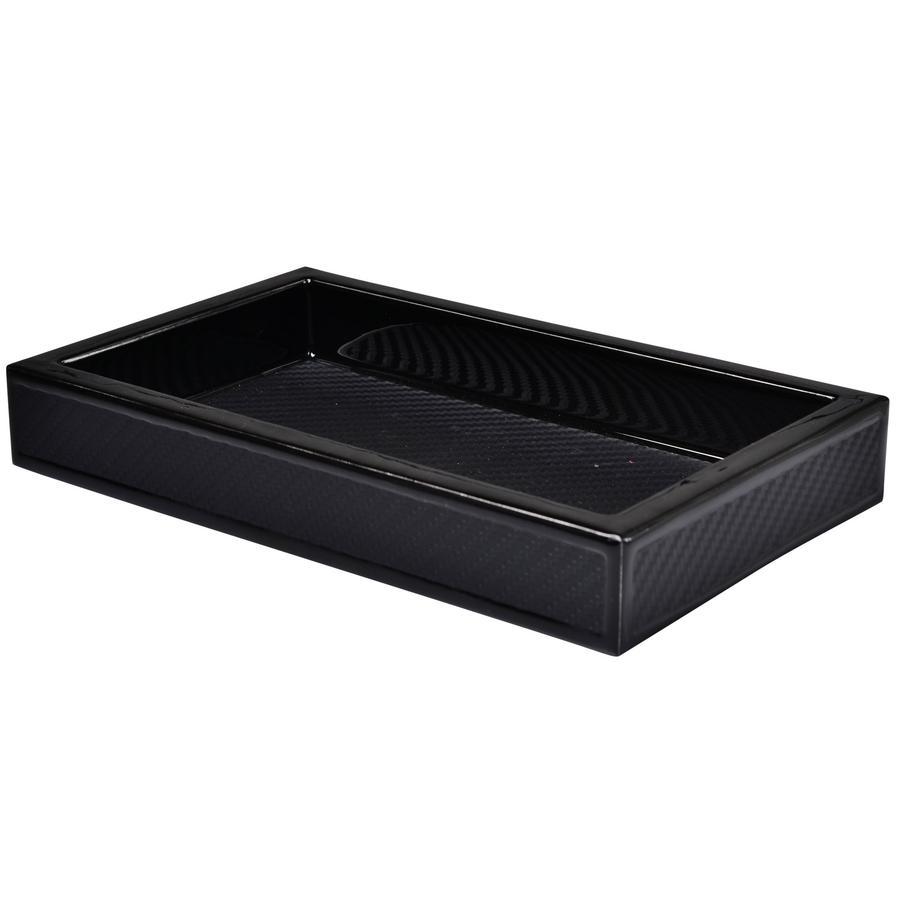 Fig Linens - Le Mans by Mike and Ally - Black Vanity Tray