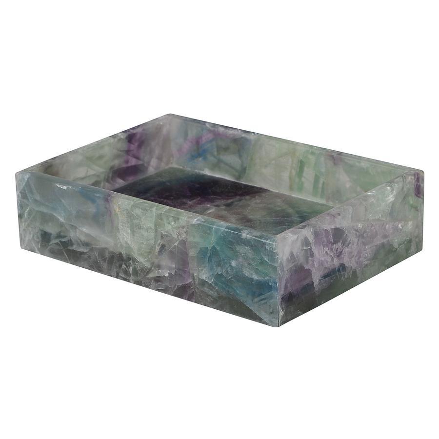 Fig Linens - Mike and Ally Fluorite Soap Dish