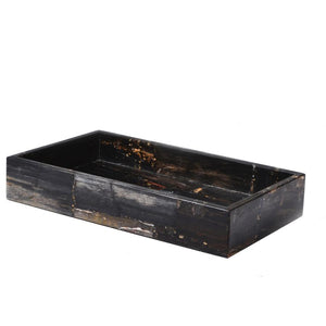 Fig Linens - Mike and Ally Petrified Wood Small Tray