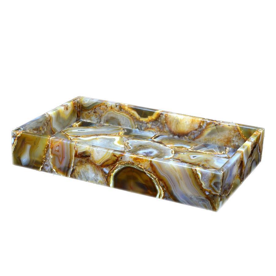Fig Linens - Mike and ally Agate Vanity Tray