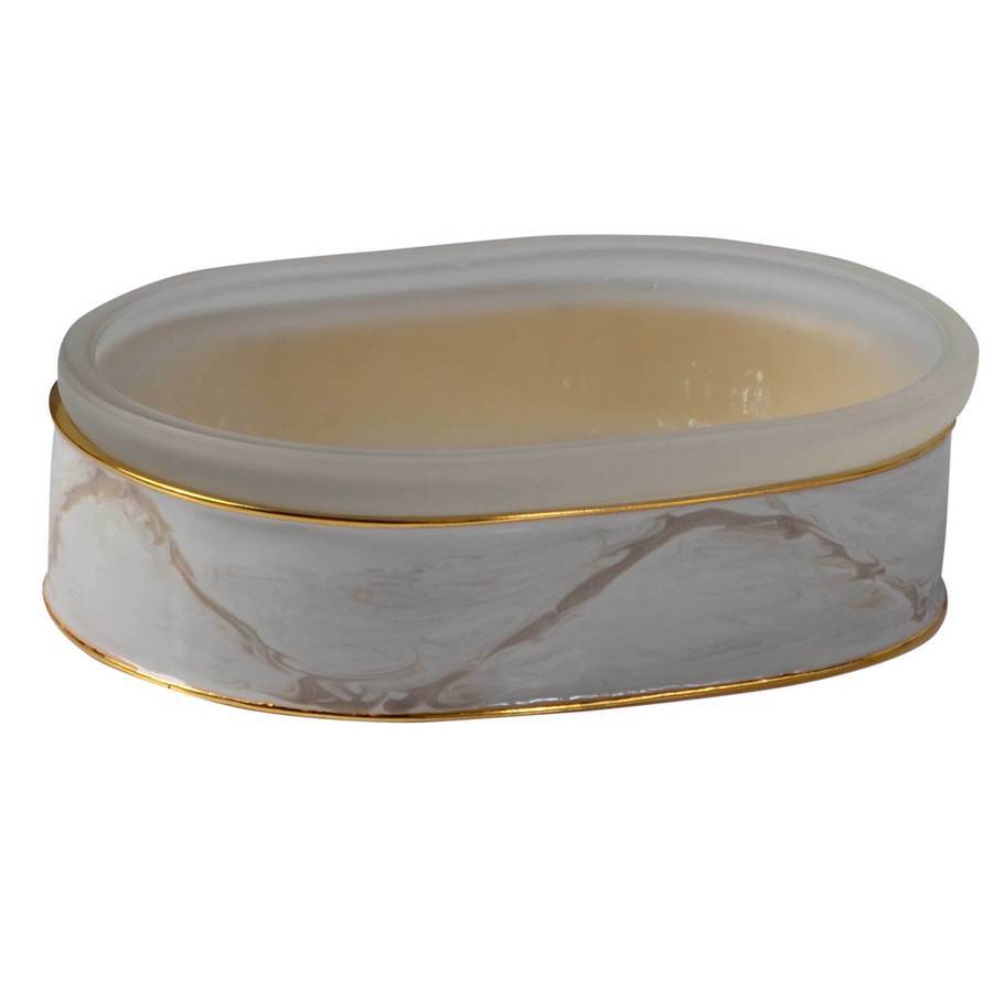 Fig Linens - Mike and Ally - Faux Marble Soap Dish