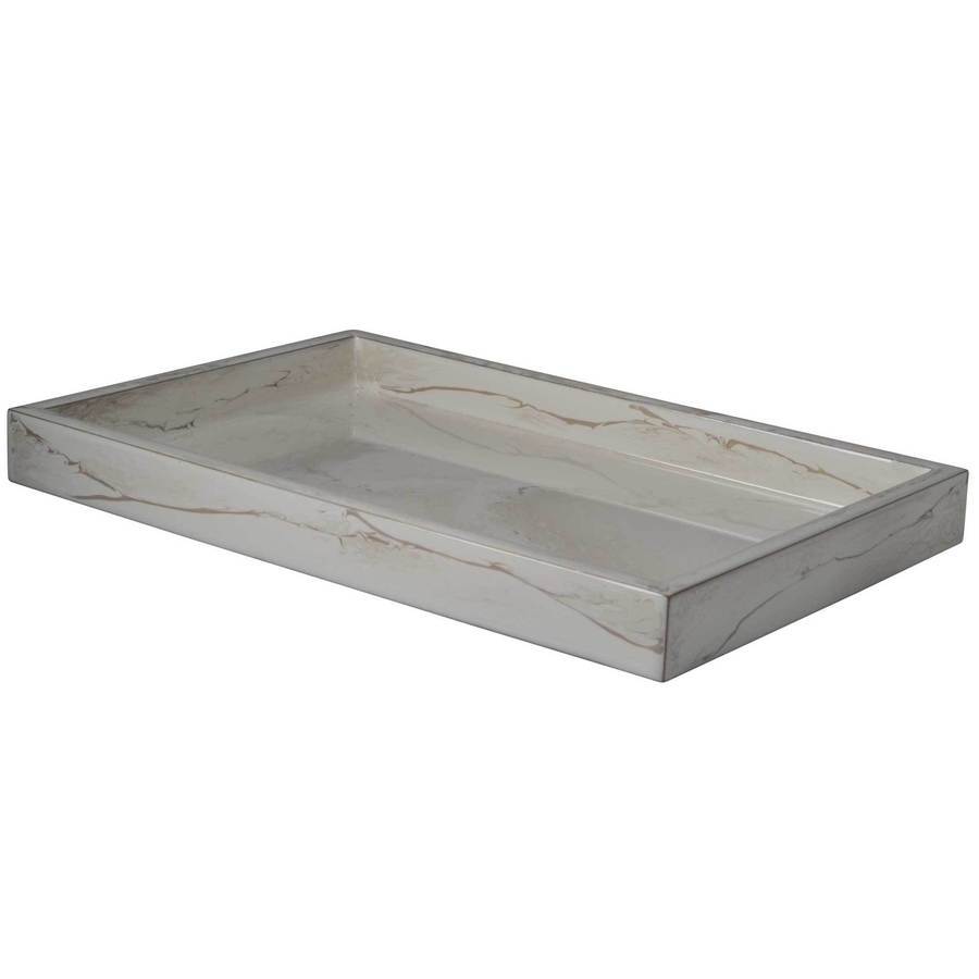 Fig Linens - Mike and Ally - Faux Marble Tray