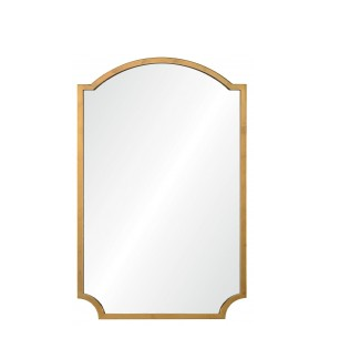 Distressed Gold Leaf Wall Mirror by Mirror Image Home | Fig Linens