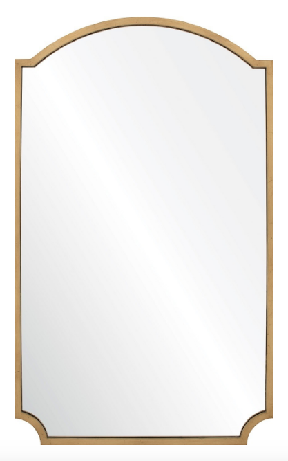 20671-dgl - Distressed Gold Leaf Wall Mirror by Mirror Image Home | Fig Linens