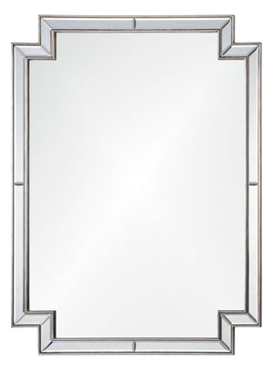Mirror Image Home - Distressed Silver Leaf Wall Mirror Framed Mirror | Fig Linens