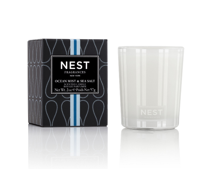 Fig Linens - Nest Fragrances - Ocean Mist and Sea Salt Votive Candle